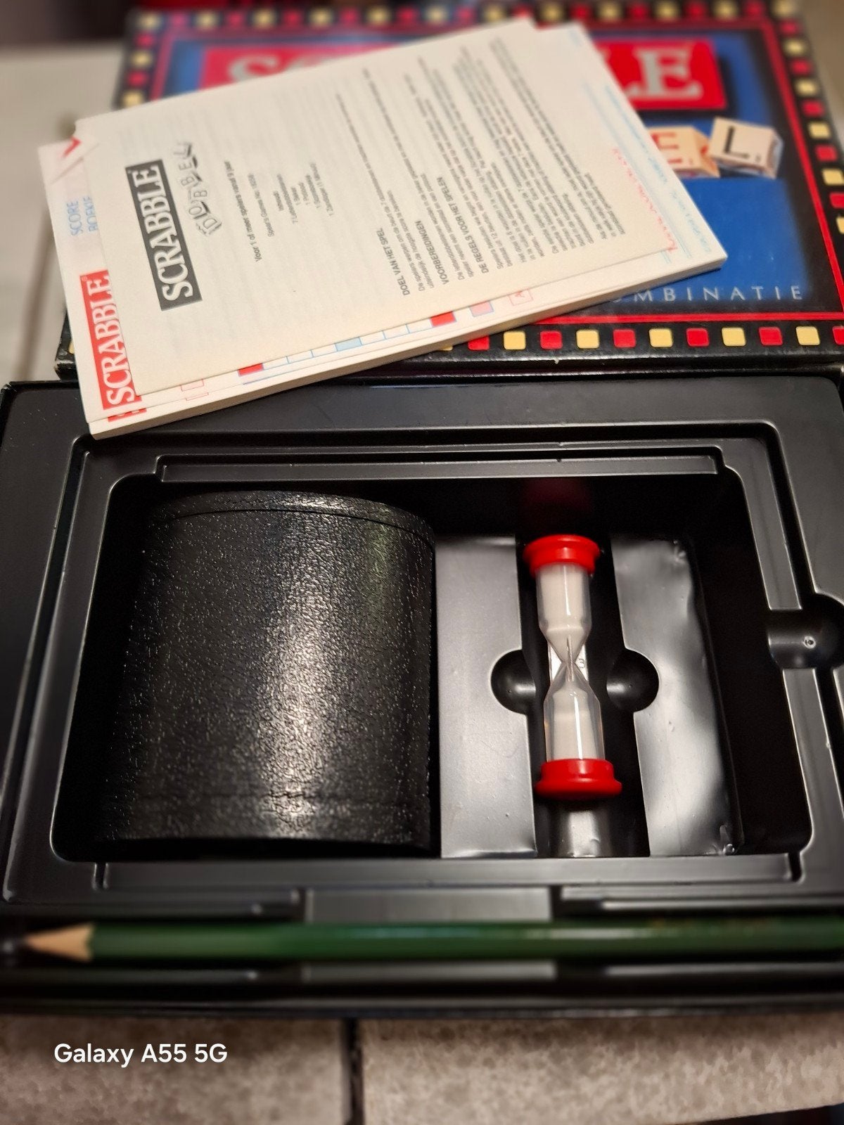 Scrabble Dobbel - De Klassieke Combinatie, Info@jumbo.eu, Jumbo International B.V., Ophalen of Verzenden, Zo goed als nieuw