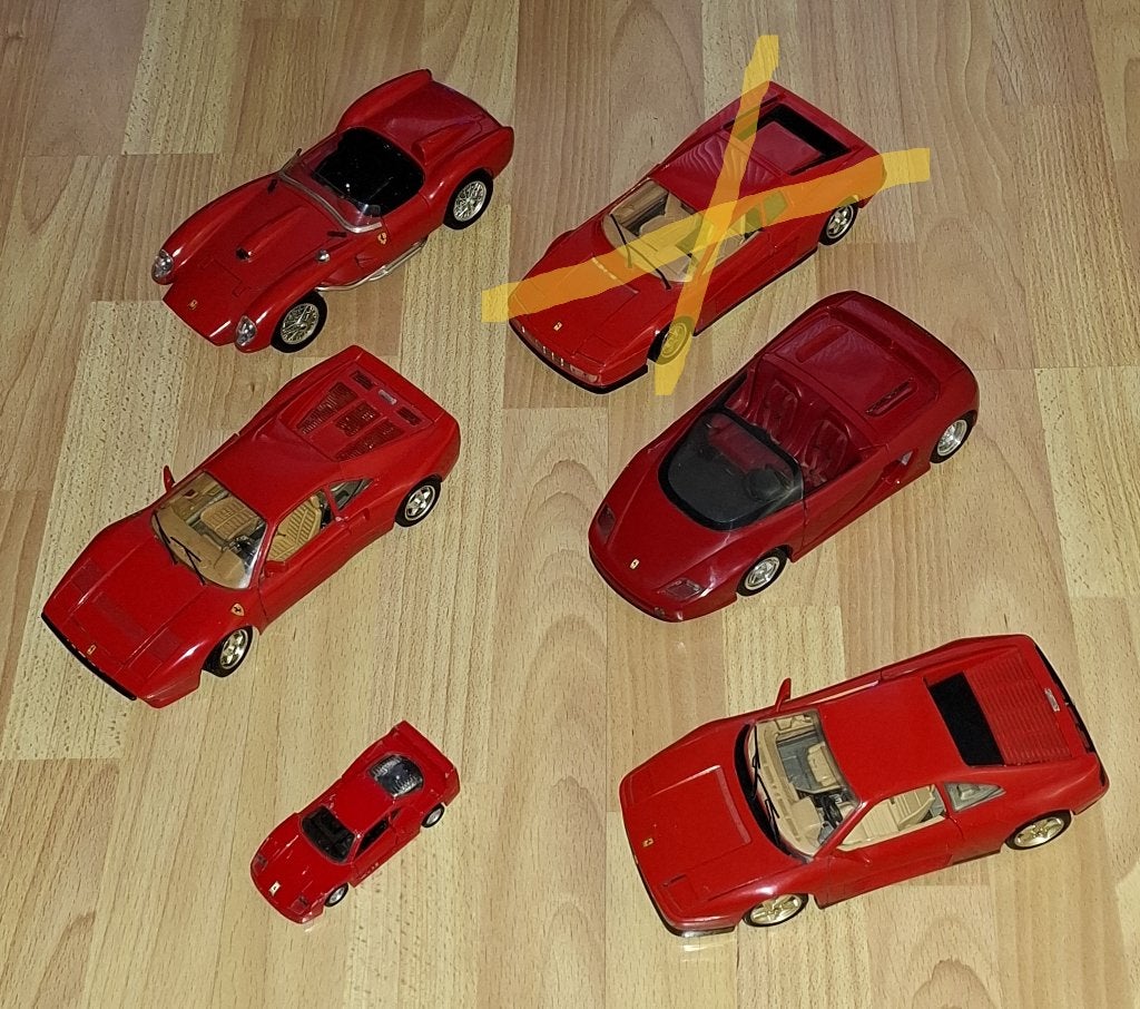 Ferrari modelautos, Hobby en Vrije tijd, Ophalen of Verzenden, Zo goed als nieuw, Auto, Bburago