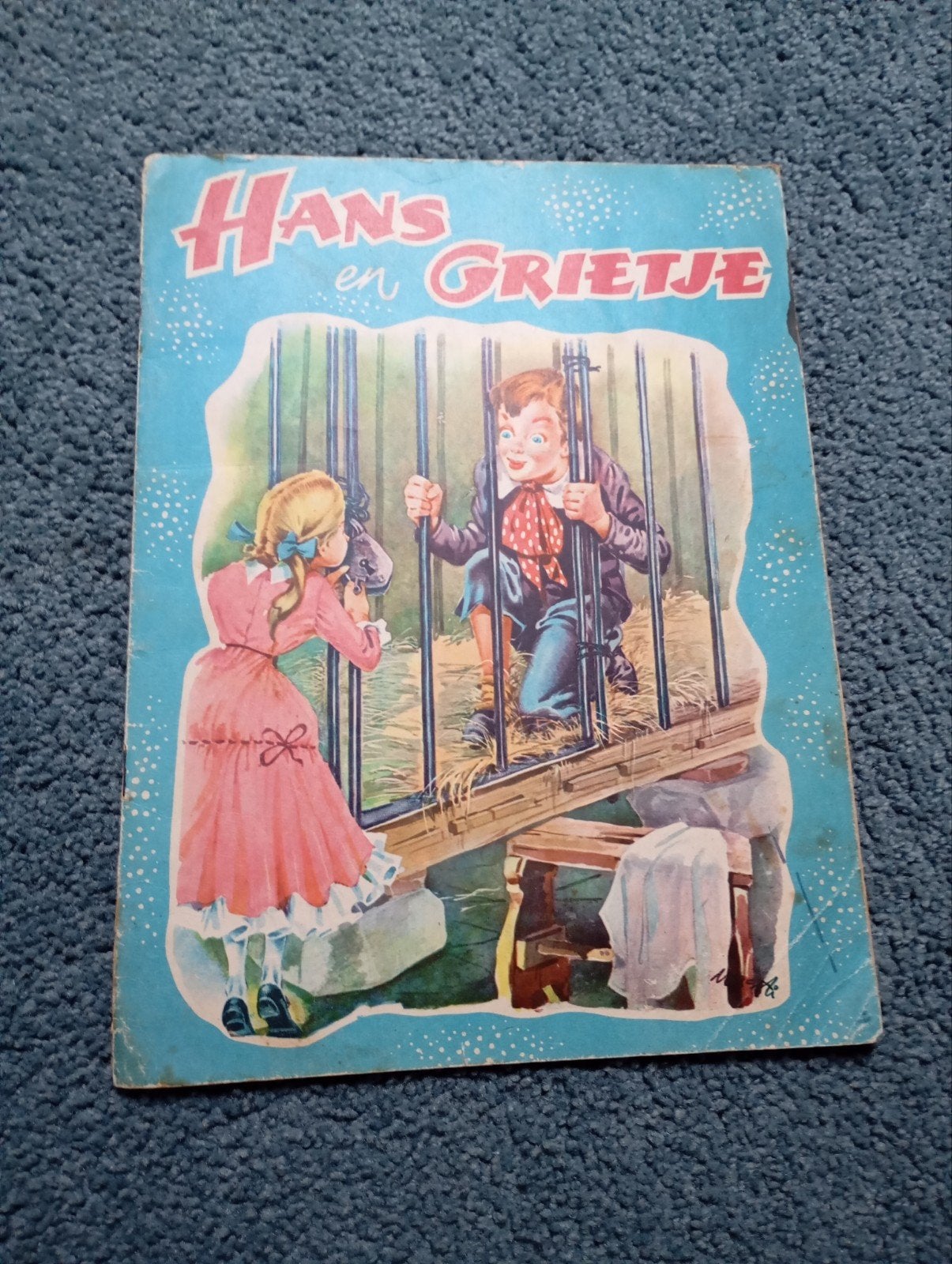 Vintage Sprookjesboek Hans& Grietje Boekje, Boeken, Ophalen of Verzenden, Gelezen
