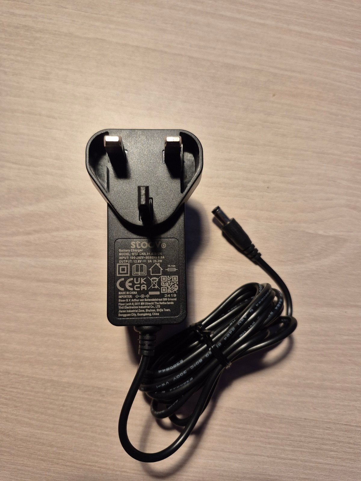 Stoof oplader UK stekker, Ophalen of Verzenden