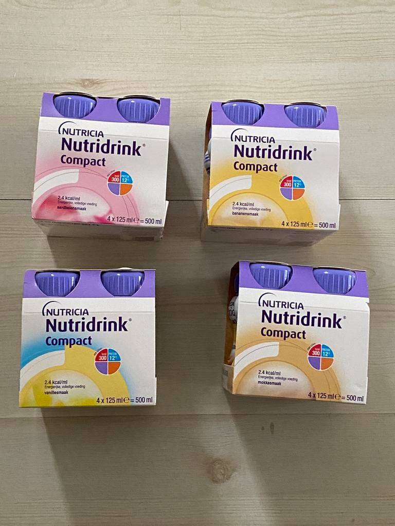 Nutridrink,proteïne rijk, Ophalen