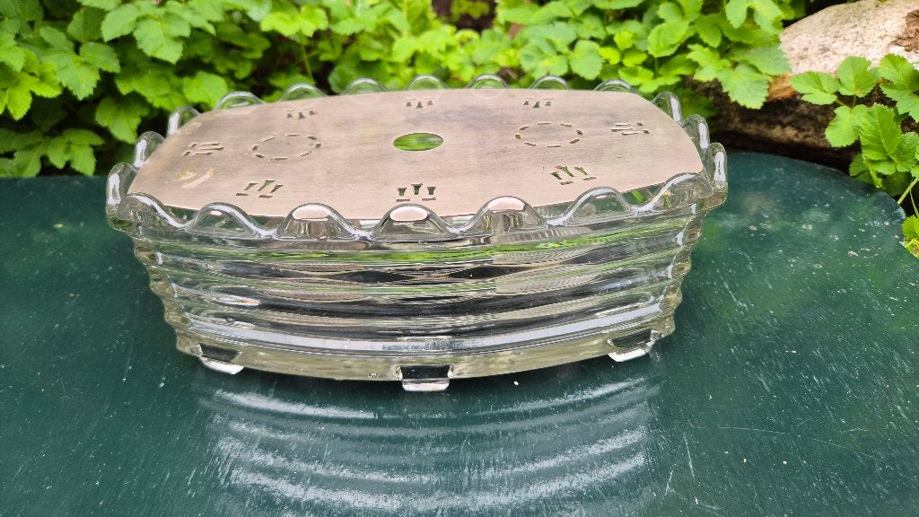 Vintage Rechaud Verkade jaren zestig, Beige, Ophalen of Verzenden, Overige merken, Glas