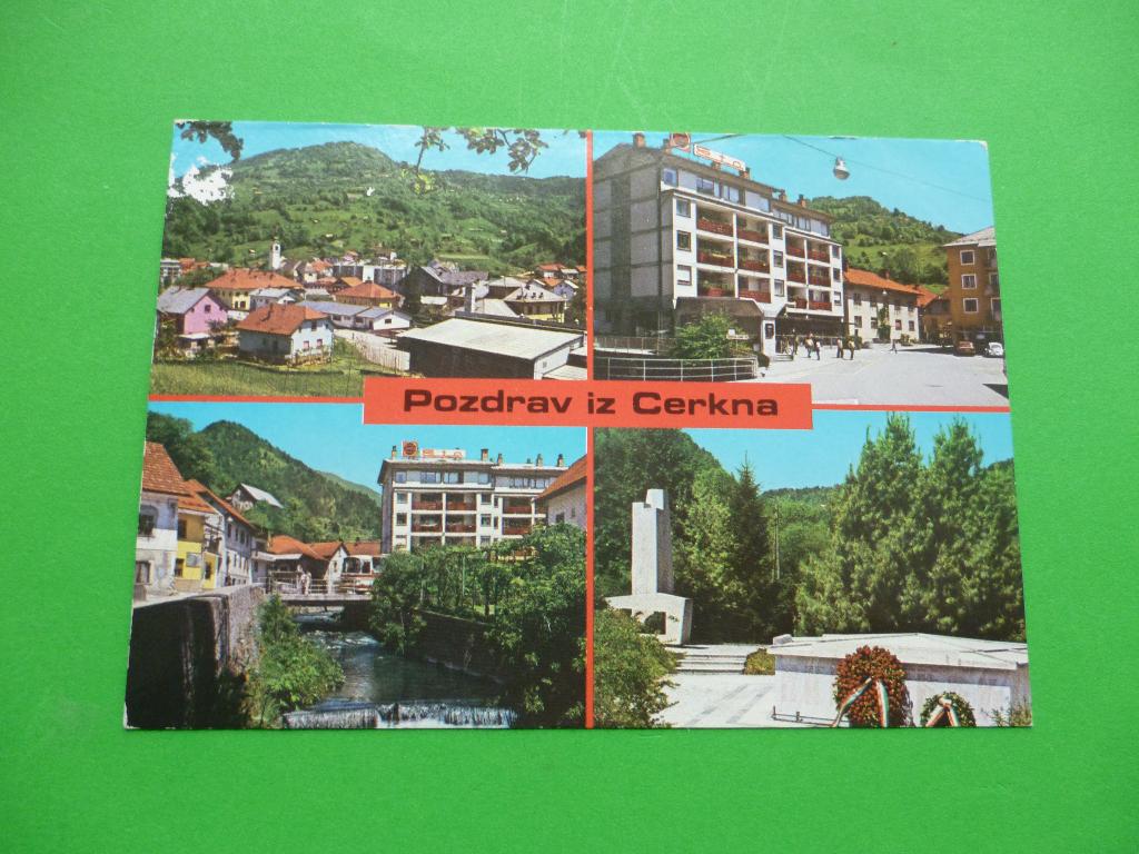 ansichtkaart Cerkna Slovenie, Ophalen of Verzenden, 1980 tot heden, Ongelopen, Overig Europa