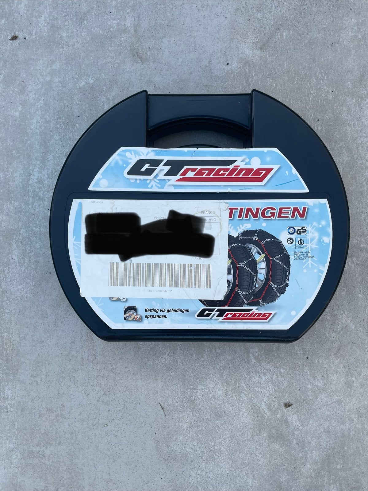 Sneeuwkettingen GT Racing KN100 incl. opbergkoffer, Auto diversen, Sneeuwkettingen, Ophalen, Zo goed als nieuw