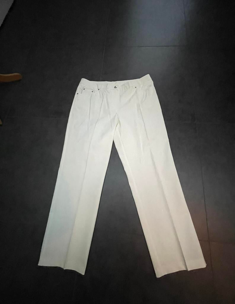 Prachtige Jobis beige chique stretch broek pantalon maat 46, Kleding | Dames, Beige, Maat 46/48 (XL) of groter, Ophalen of Verzenden