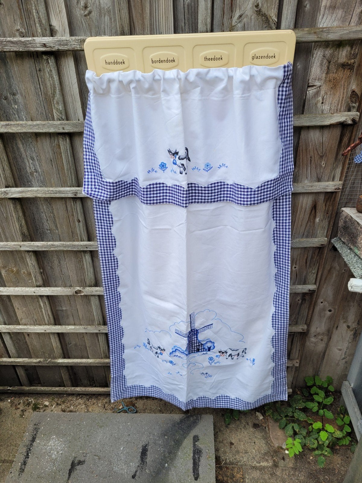 VINTAGE  OVERHANDDOEK REKJE., Ophalen of Verzenden