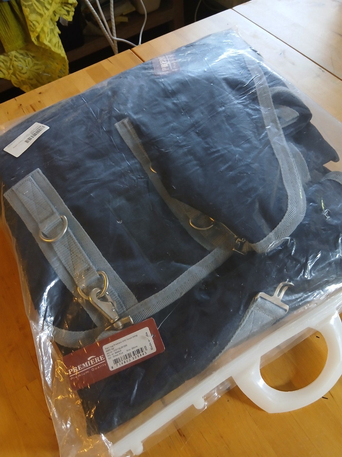 paardendeken., Ophalen, Nieuw, Blauw