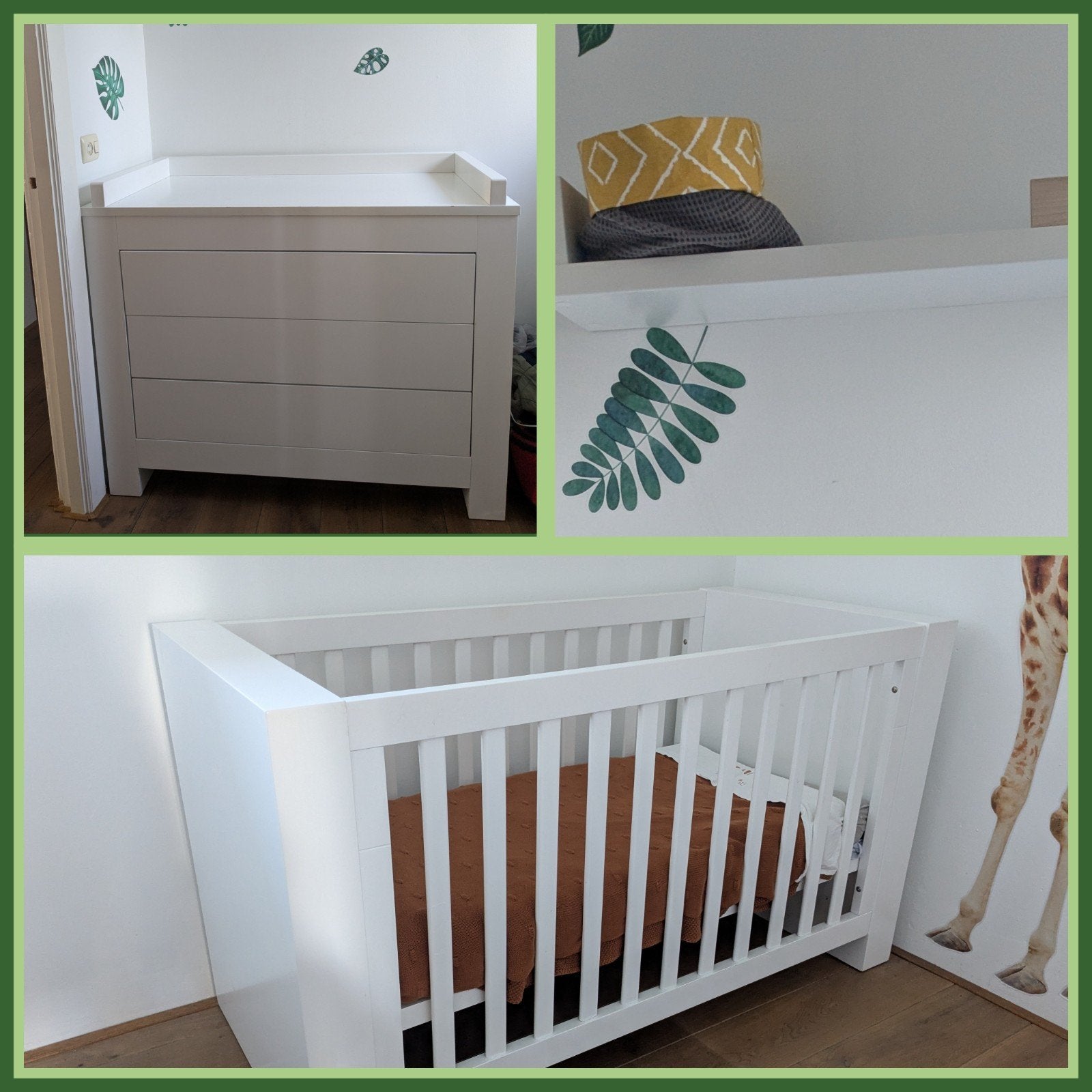 Kidsmill Alaska ledikant, commode en plank, Kinderen en Baby's, Ophalen, Gebruikt, Jongetje of Meisje