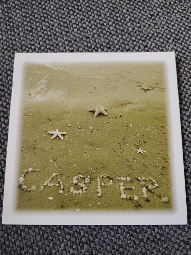 Naam op het strand, Ophalen of Verzenden, 2000 tot heden, Geboortekaartje
