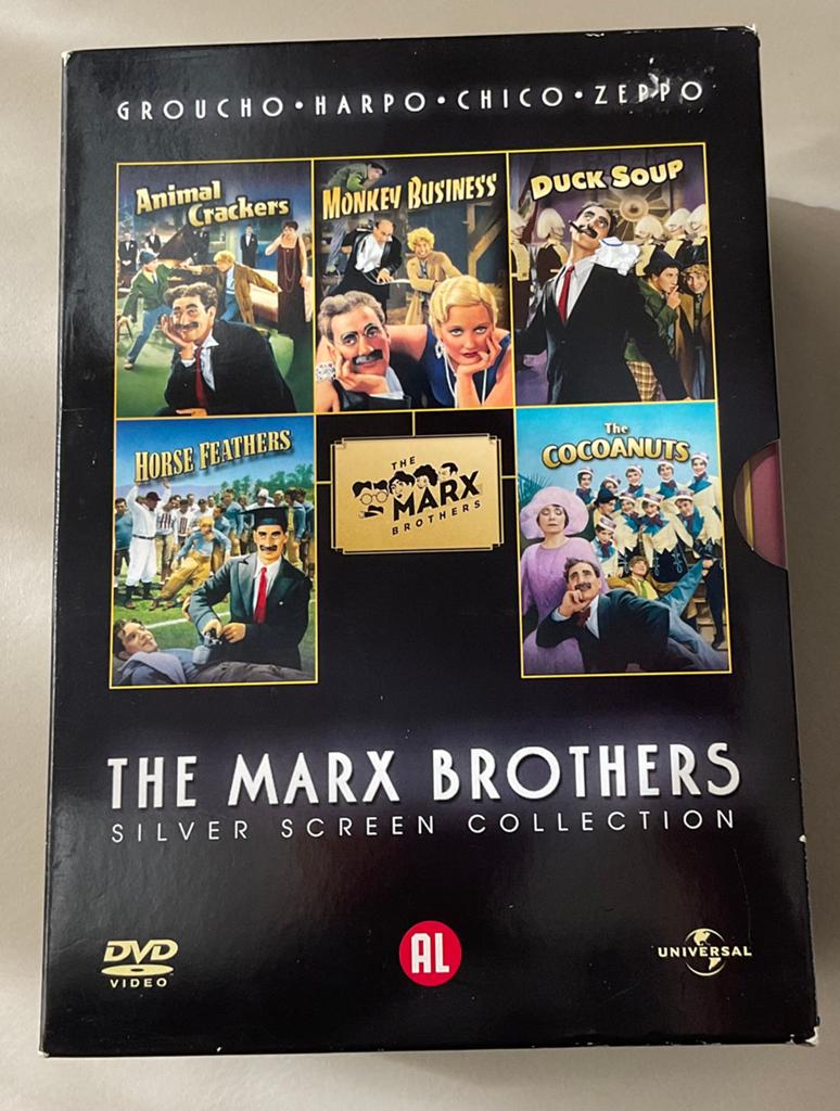 The Marx Brothers Silver Screen Collection DVD Boxset, Alle leeftijden, Ophalen of Verzenden, Zo goed als nieuw, Komedie