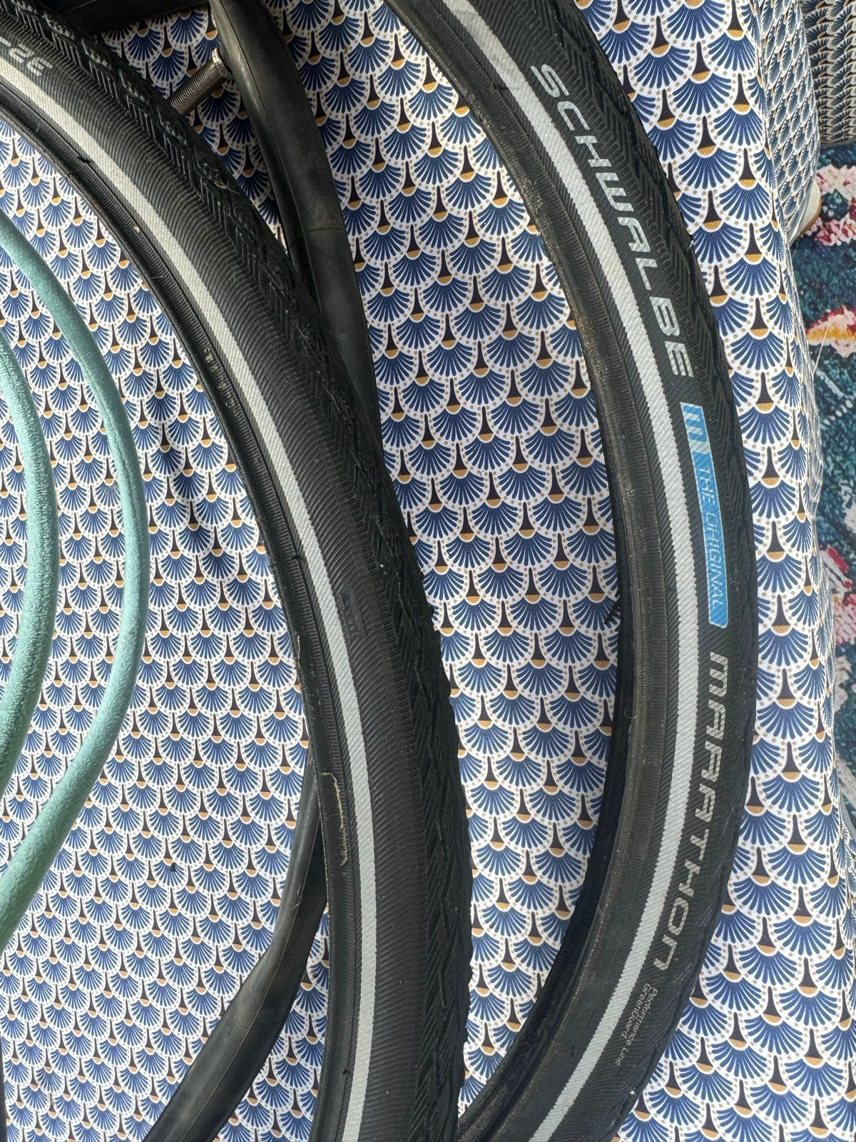 Schwalbe Marathon buitenbanden 27 x 1 1/4, Band, Nieuw, Rubber, Ophalen