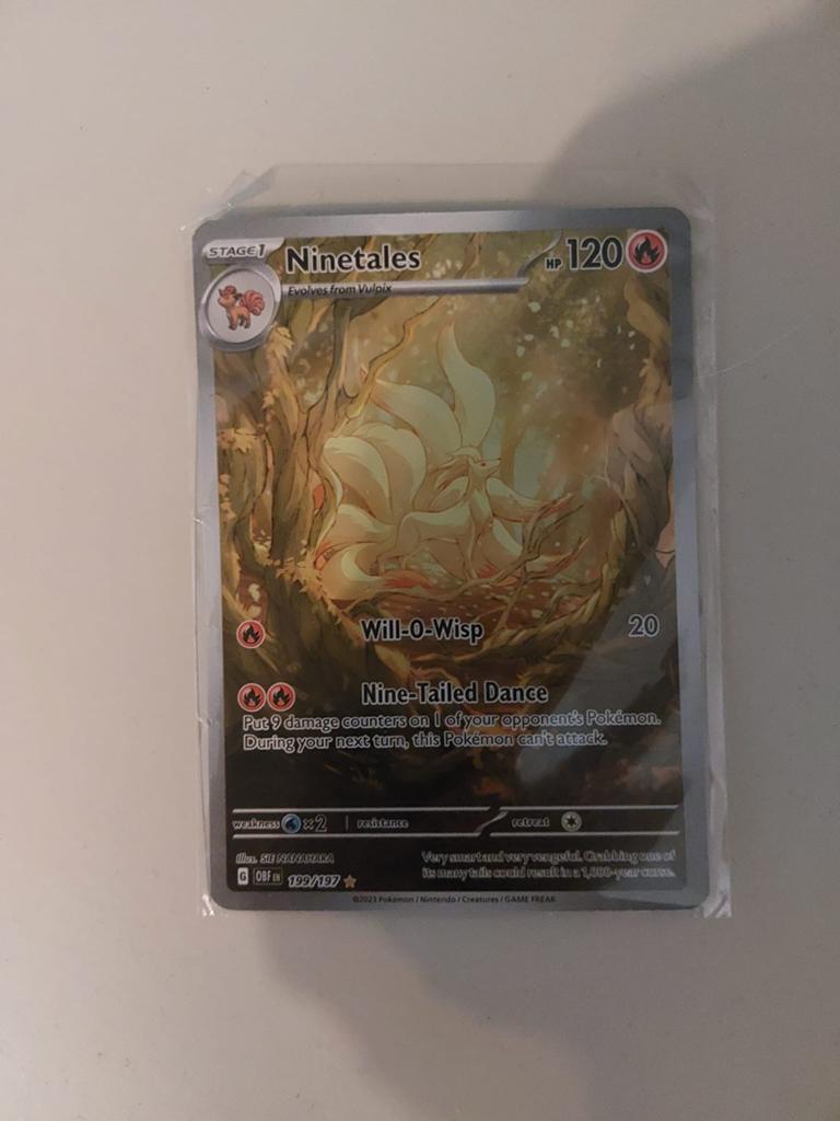 Ninetales Pokémon Kaart - Brilliant Stars 022/172, Ophalen of Verzenden, Zo goed als nieuw, Losse kaart