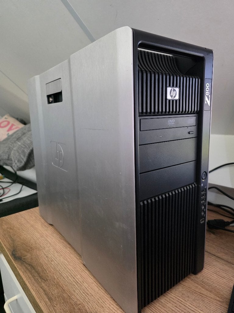 HP Z800 met 96GB Ram - 2GB GeForce GTX 470 en 2HDD's (1boot), Computers en Software, Servers, Zo goed als nieuw, 3 tot 4 Ghz, 64 GB