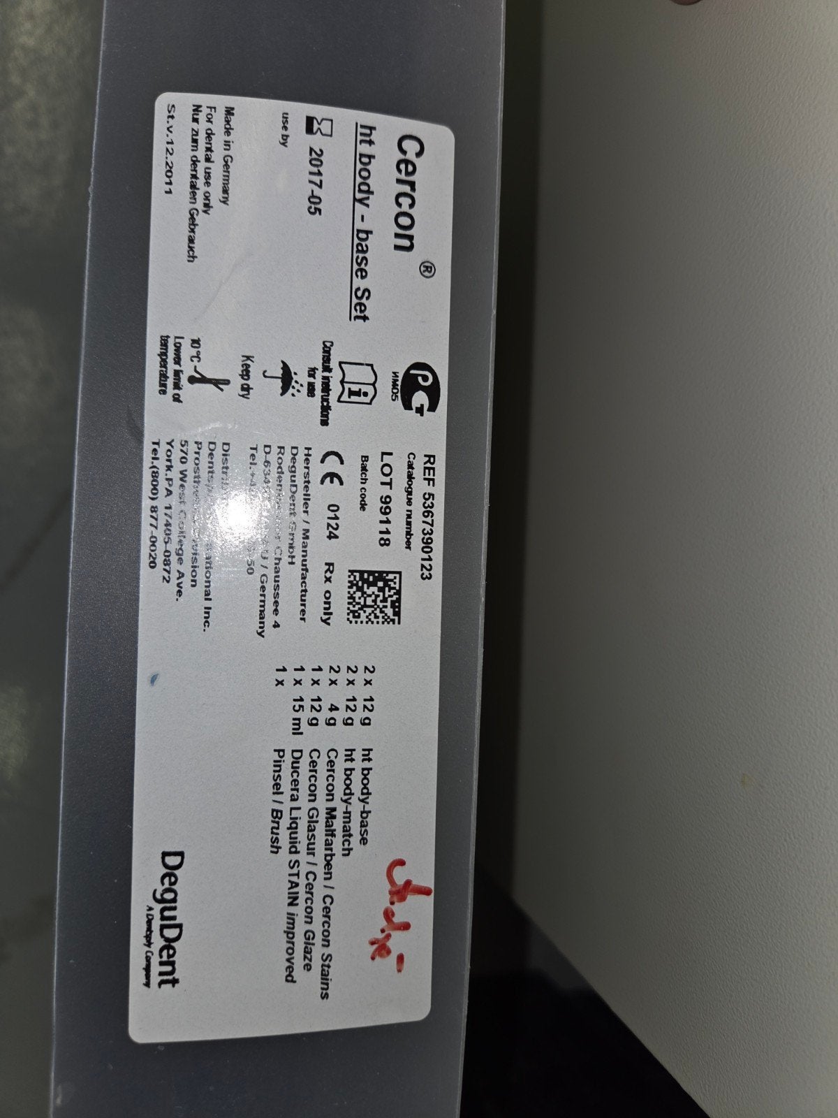 tandtechniek Cercon ht body-base Set - Tandheelkundig materi, Ophalen of Verzenden