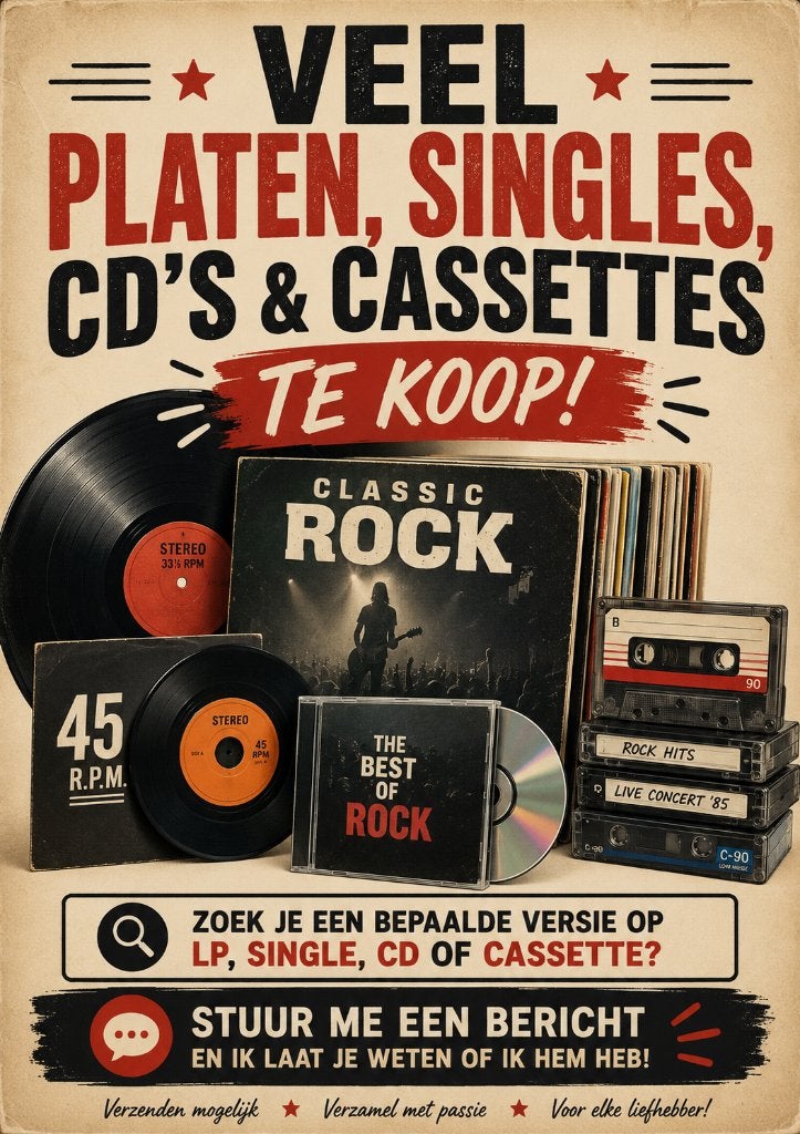 LP's, Singles, CD's & Cassettes Te Koop – Vraag gerust, Ophalen of Verzenden, Zo goed als nieuw, Overige formaten