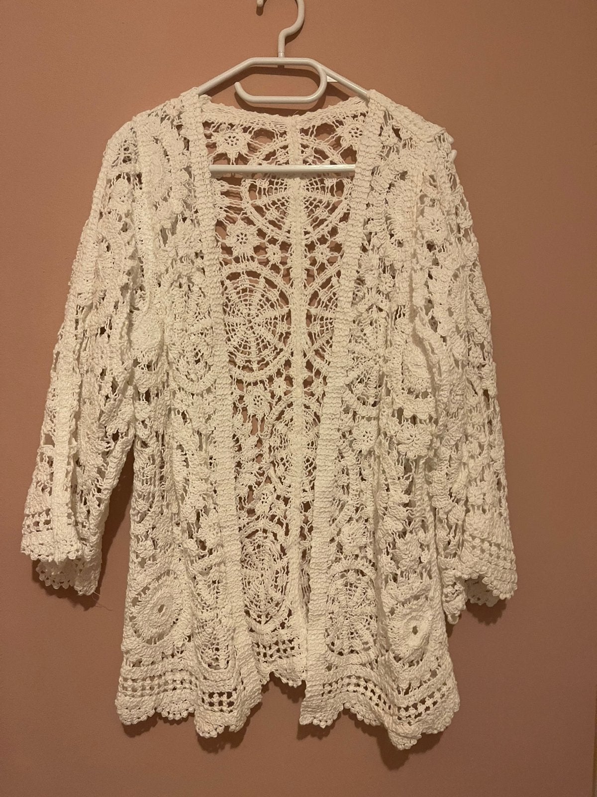 Ibiza look vest mt 42-44 bijna nieuw!, Kleding | Dames, Ophalen of Verzenden, Zo goed als nieuw, Maat 42/44 (L), Overige kleuren