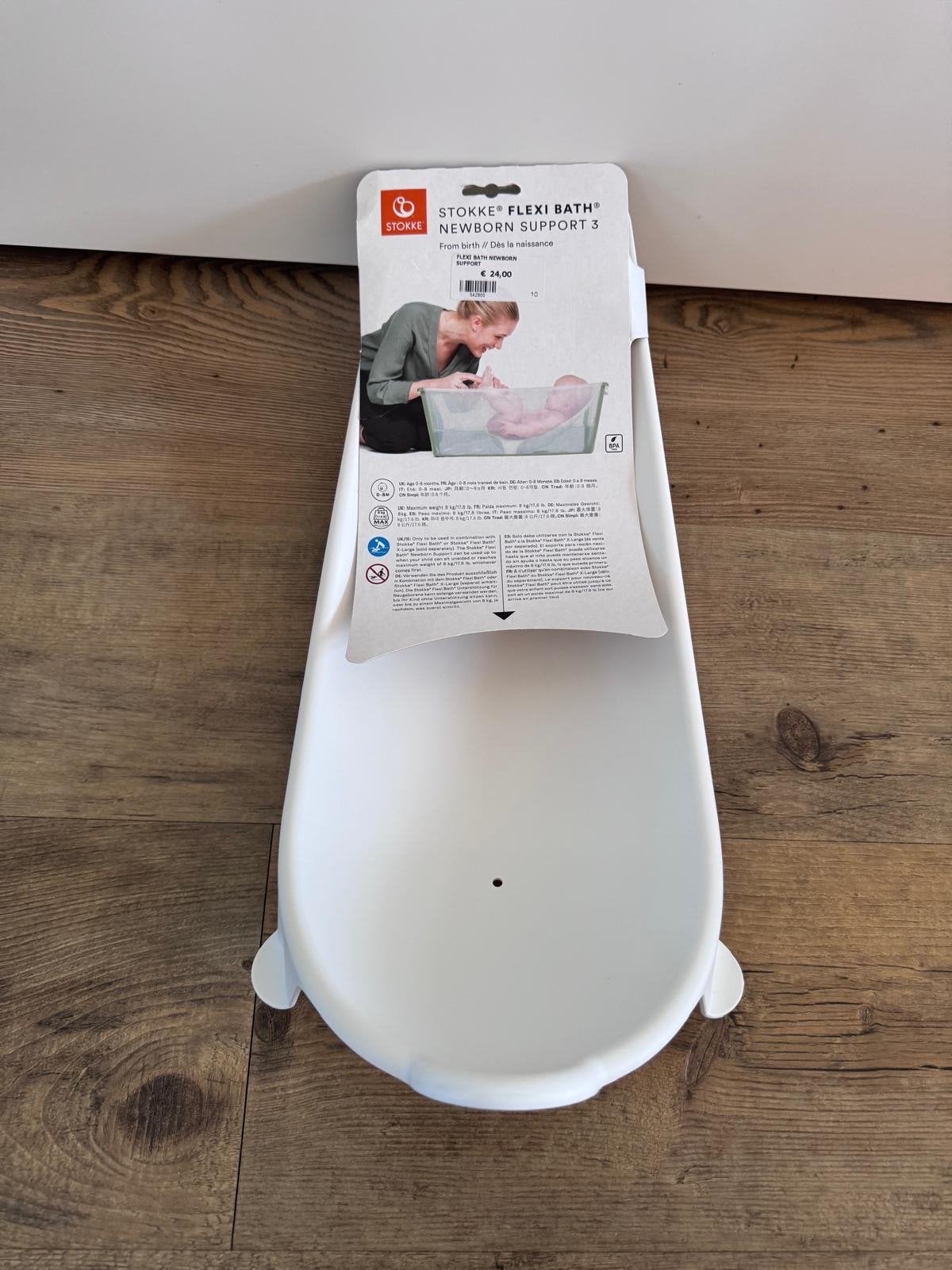Stokke Flexi Bath Newborn Support 3 - Zo goed als nieuw, Overige merken, Ophalen of Verzenden, Zo goed als nieuw, Badzitje of Badring