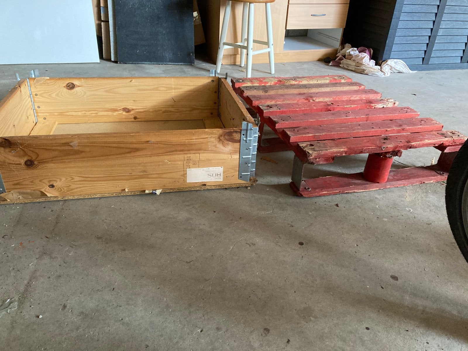 Pallet, Ophalen, Gebruikt, Overige typen