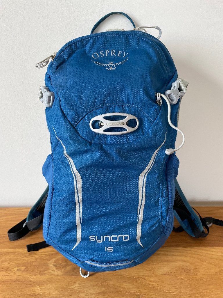 Osprey syncro 15 rugzak / AirSpeed blauw / wandel & fiets, Sieraden, Tassen en Uiterlijk, Tassen | Rugtassen, 40 cm of meer, Gebruikt