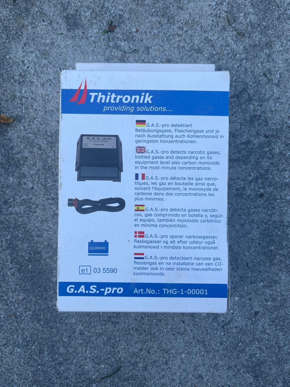 Thitronik G.A.S.-pro Gasmelder - Nieuw in doos, Ophalen of Verzenden, Nieuw