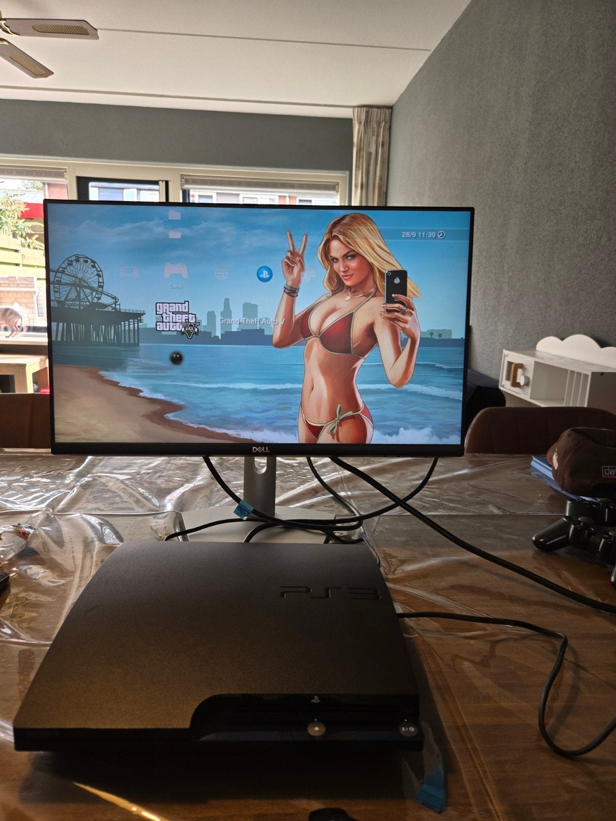 PS3 Slim met nieuwe thermal paste, pads, controller & games, Met games, Ophalen of Verzenden, Zo goed als nieuw, Met 1 controller