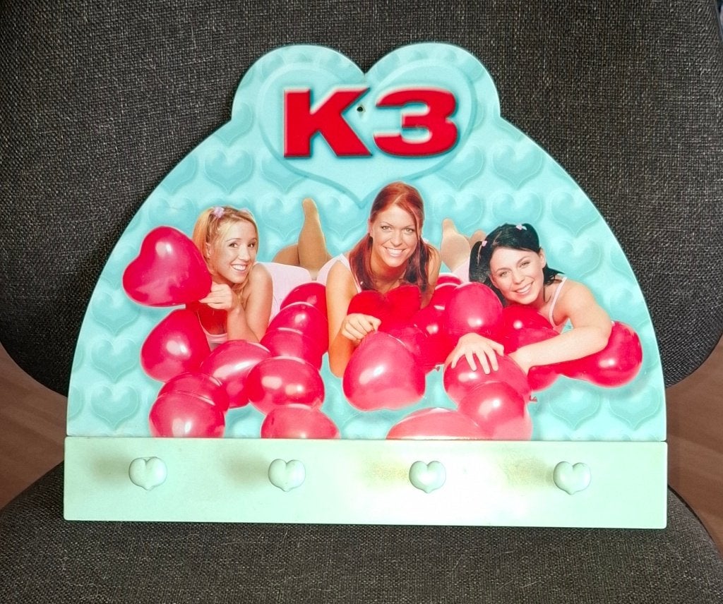 K3 Originals vintage kapstok Karen Kristel Kathleen, Ophalen of Verzenden, Gebruikt, Gebruiksvoorwerp