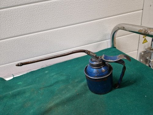 oliepot blauw, Ophalen of Verzenden, 'T Olde Gre-j, Info@toldegrej.nl, Endepoelstraat 20f Didam