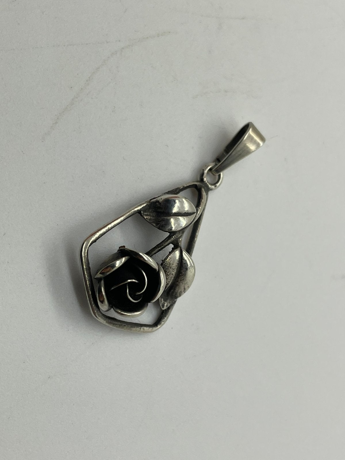 E588 Prachtige zilveren TEKA hanger, Ophalen of Verzenden, Zilver, Hanger