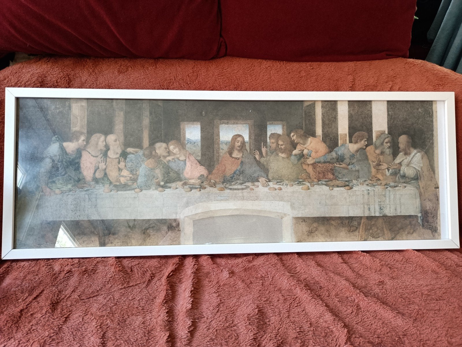 Het Laatste Avondmaal - Ingelijste Print, Ophalen of Verzenden