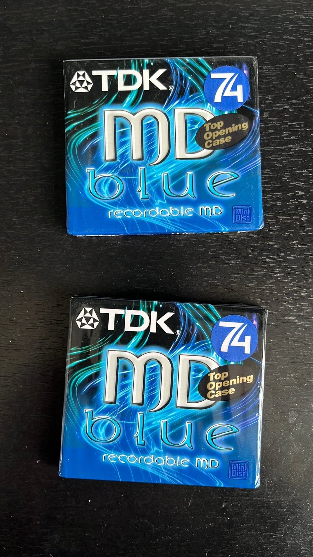 TDK MD Blue 74 Recordable Minidisc Schijfjes (2 stuks), Ophalen of Verzenden, Overige typen