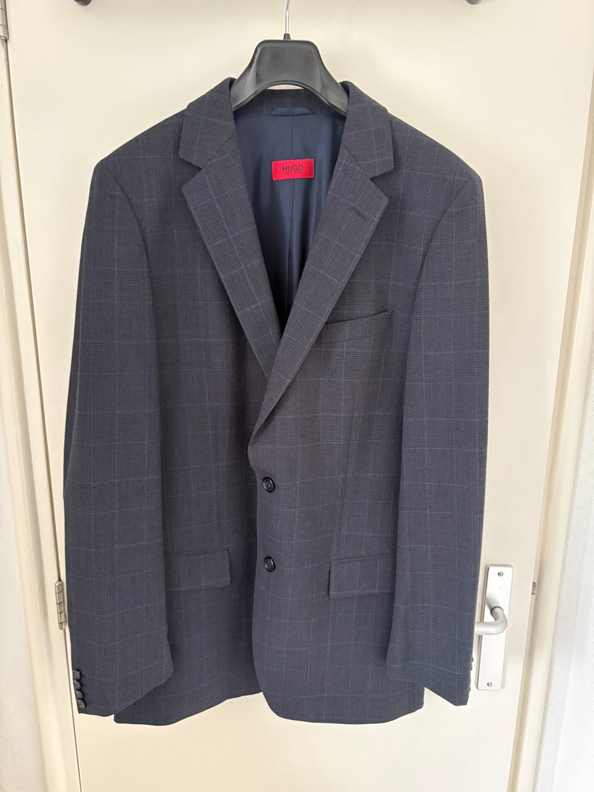 Hugo Boss colbert maat 48/50, Ophalen of Verzenden, Zo goed als nieuw, Maat 48/50 (M), Grijs