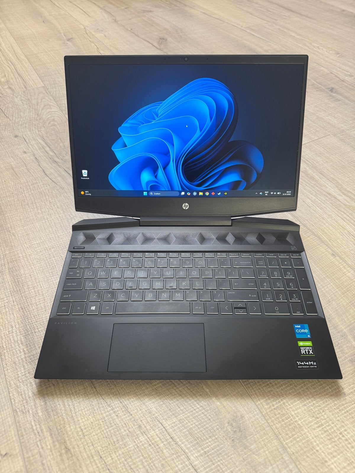 HP Pavilion 15 Gaming Laptop, Met videokaart, Ophalen of Verzenden, Zo goed als nieuw, Gaming
