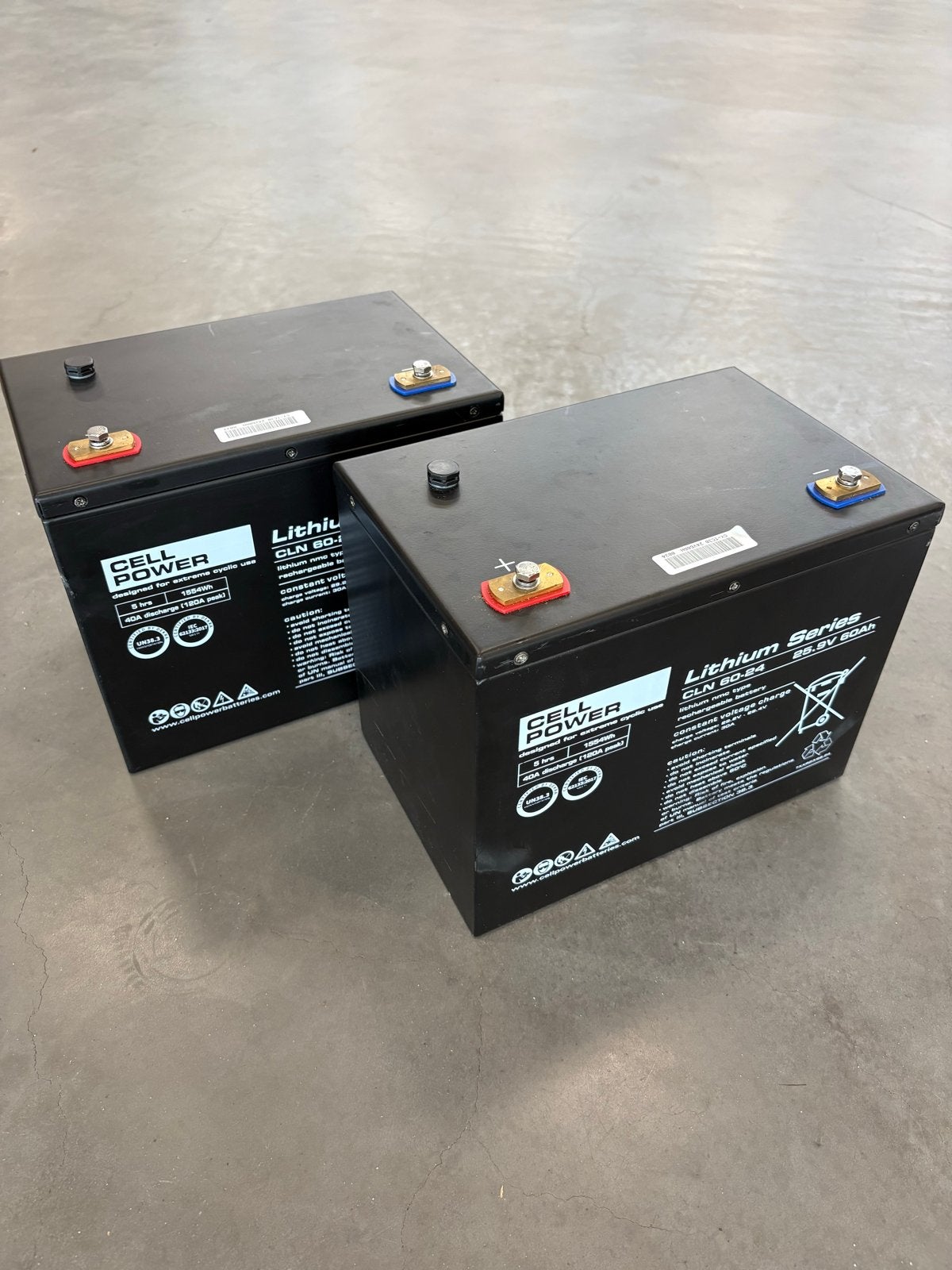 2 Cell power Lithium accu’s, Ophalen of Verzenden, Zo goed als nieuw
