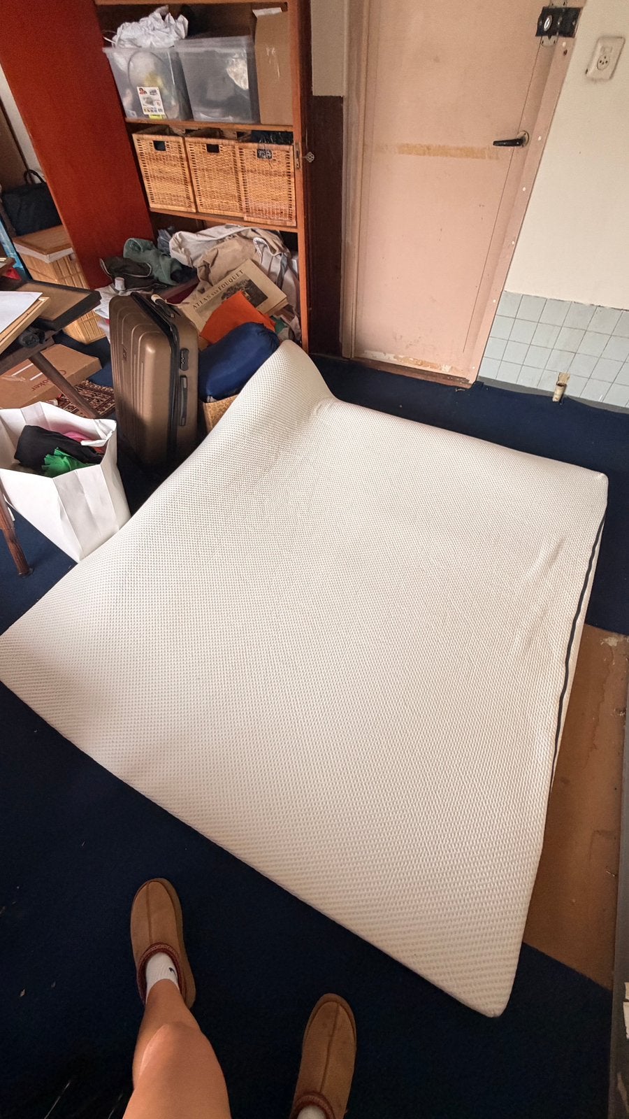 Emma topper 180x200, gebruikt, Ophalen, Zo goed als nieuw, Tweepersoons, 180 cm