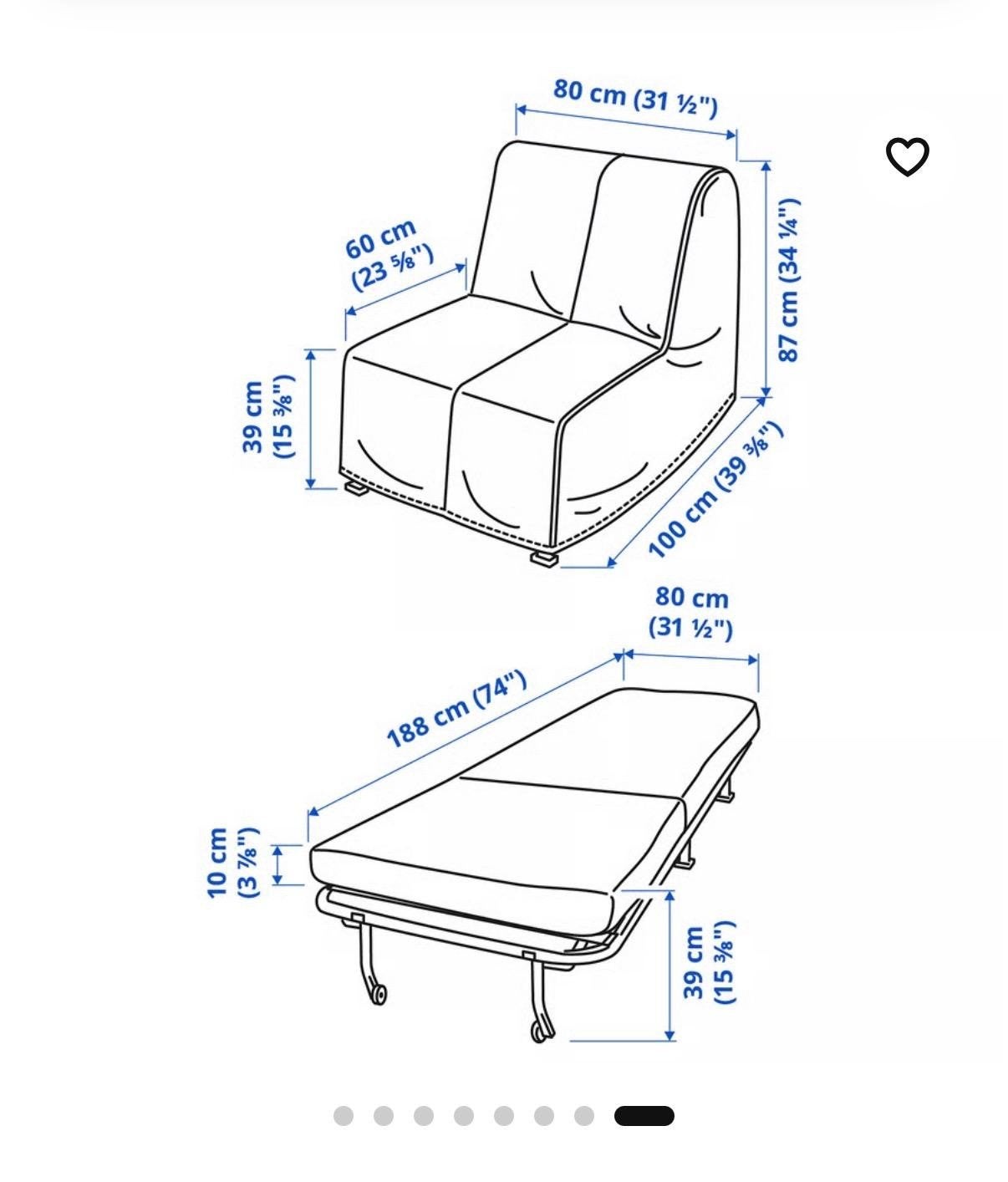 IKEA Utåker slaapbank / bedbank, Ophalen, Zo goed als nieuw, Tweepersoons