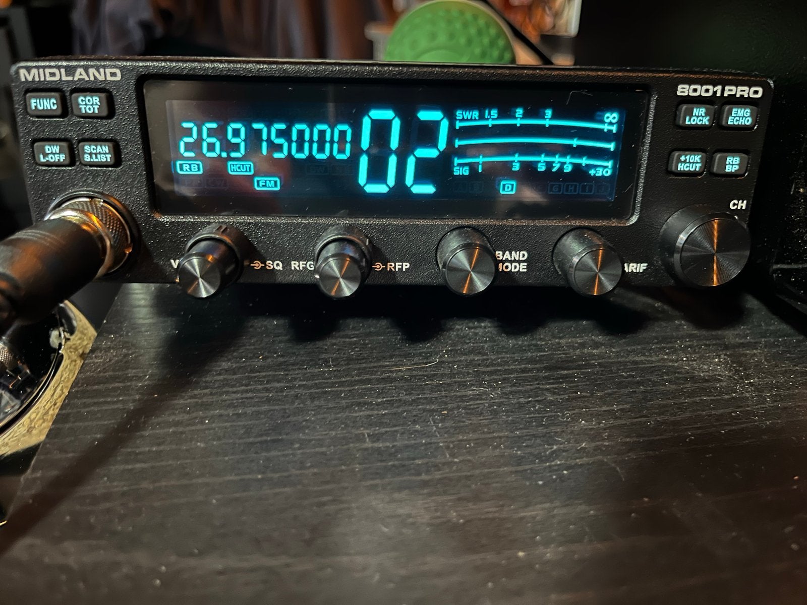 Midland 8001 PRO CB-radio - Zender en nu Ontvanger, Ophalen of Verzenden, Gebruikt, Zender en Ontvanger