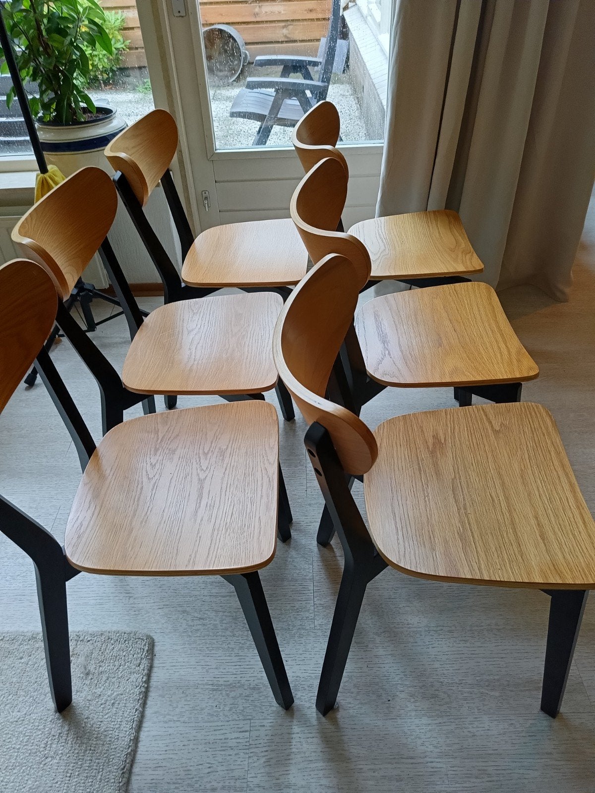 eetkamerstoelen, Huis en Inrichting, Stoelen, Ophalen, Gebruikt, Overige kleuren, Vijf, Zes of meer stoelen
