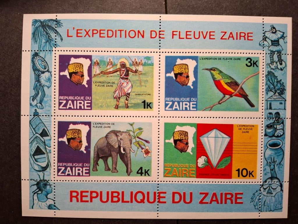 Zaïre blok, Ophalen of Verzenden, Overige landen