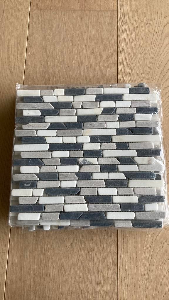 9 nieuwe mozaïek tegels van 30x30, Ophalen, Wandtegels, Nieuw, 20 tot 40 cm