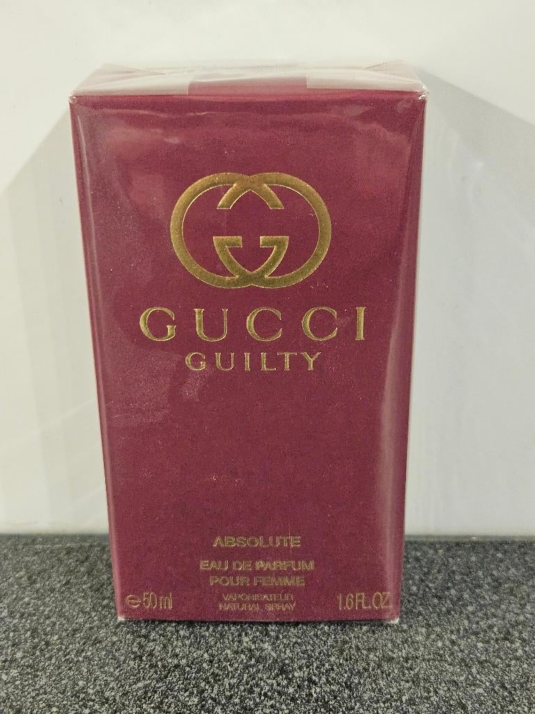 Gucci, Guilty Absolute, eau de parfum 50 ml, Sieraden, Tassen en Uiterlijk, Uiterlijk | Parfum, Nieuw, Ophalen of Verzenden, Nvt