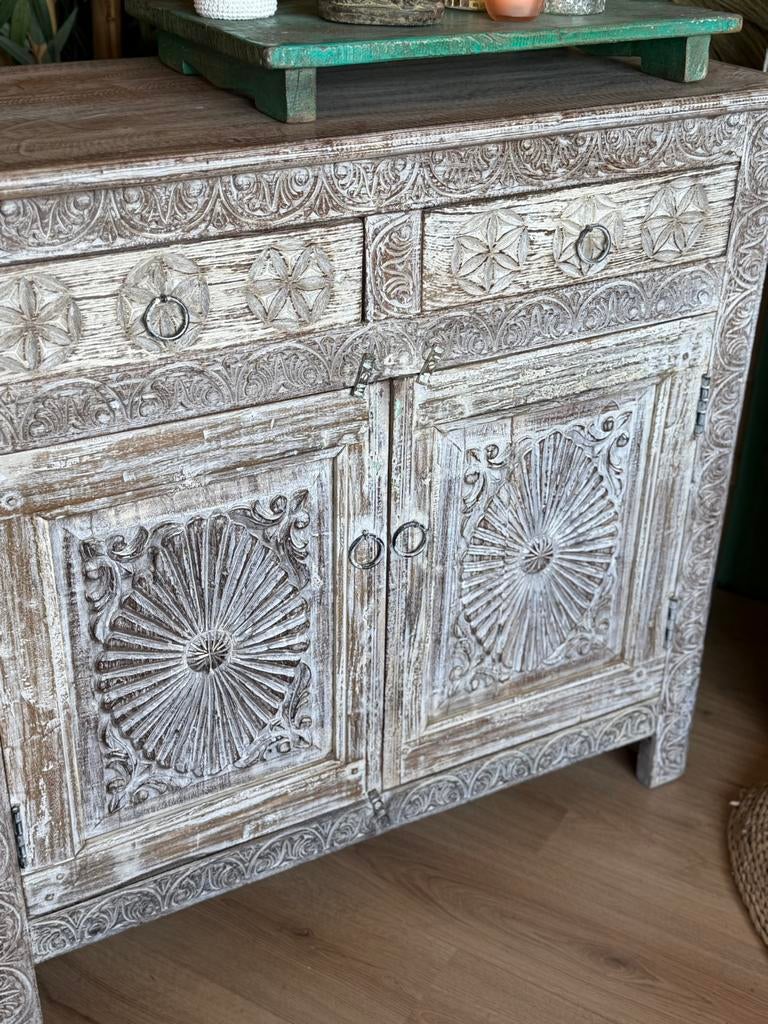 Gave India/Ibiza style kast, Ophalen, Nieuw, 25 tot 50 cm, 50 tot 100 cm
