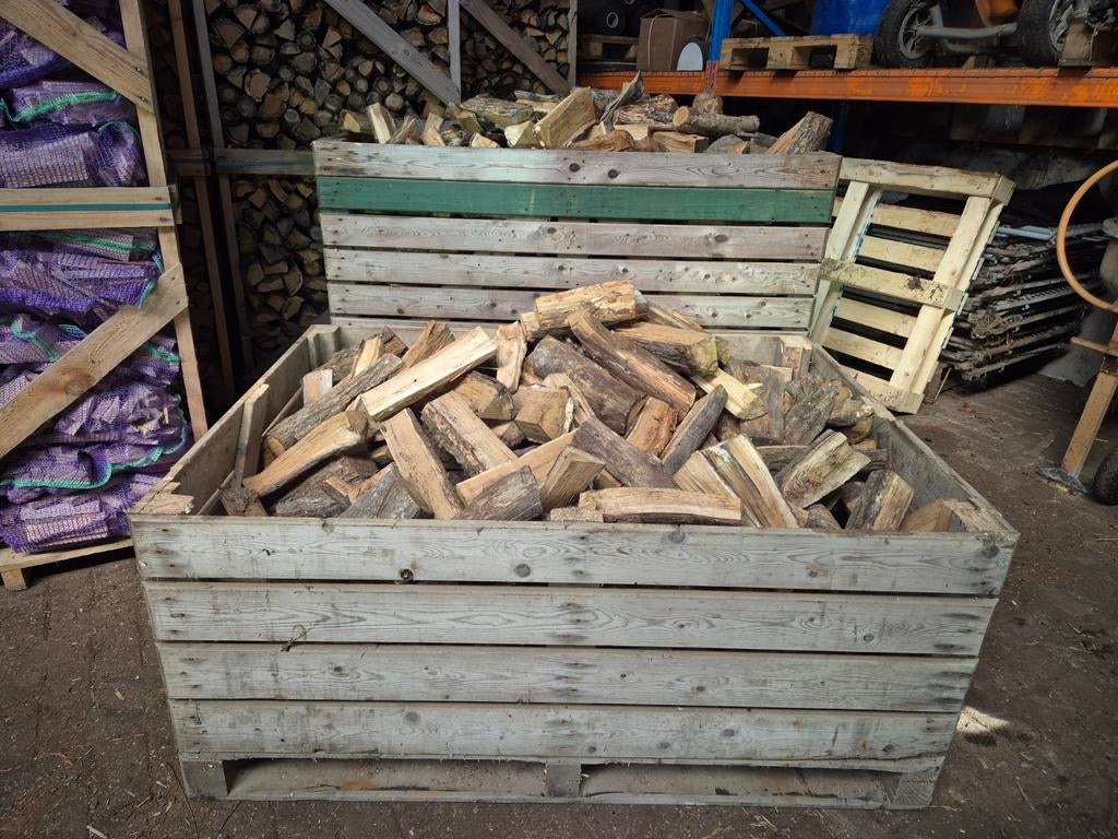 brandhout vanaf 3 kuub Gratis thuisbezorgd, Tuin en Terras, Haardhout, 6 m³ of meer, Ophalen of Verzenden, Eikenhout, Blokken