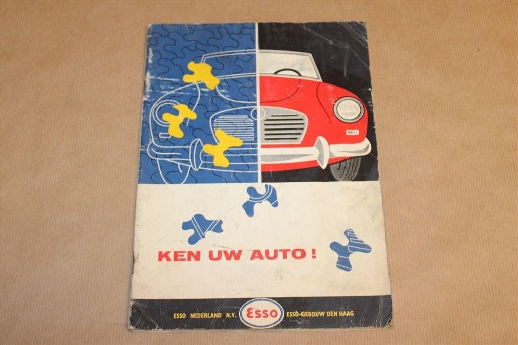 Ken uw auto - Oude Esso uitgave - Circa 1960, Boeken, Ophalen of Verzenden, Zo goed als nieuw, Algemeen
