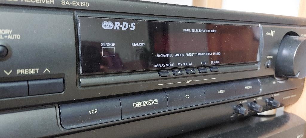 Technics Tuner SA‑EX120 RDS  (zie andere adv. cd wisselaar), Ophalen of Verzenden, Zo goed als nieuw