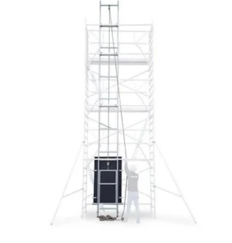 Euroscaffold Solarlift 12,2 meter werkhoogte showroommodel !, Info@izi-hoogwerkerhuren.nl, Euroscaffeld, Ophalen of Verzenden