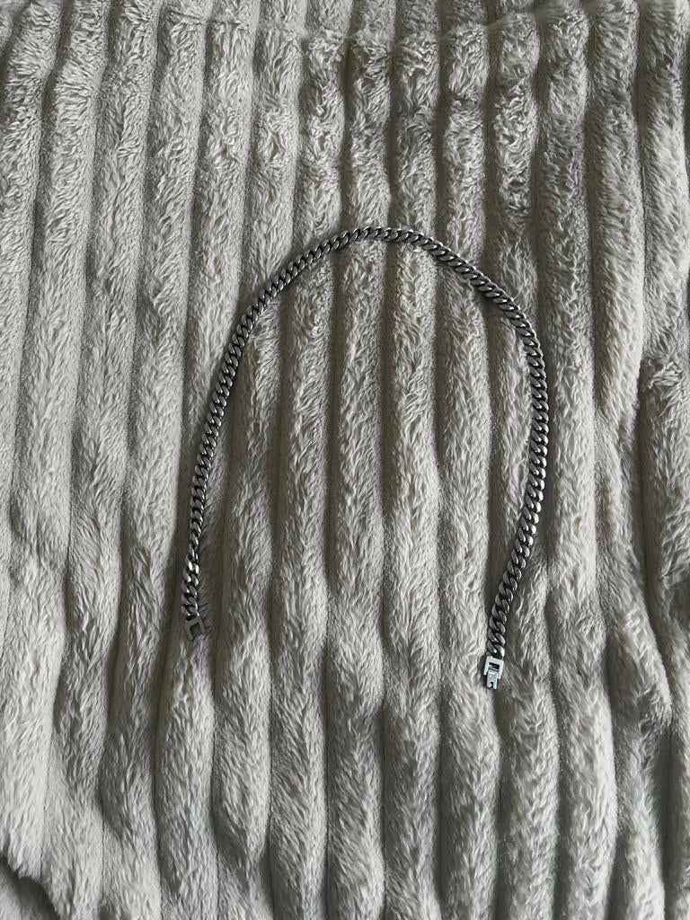 Stalen Ketting, Nieuw, Ophalen of Verzenden, Zilver, Overige materialen