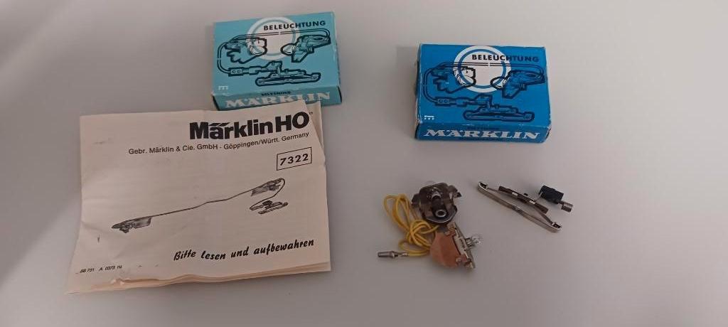 Marklin 7322: rijtuigverlichting in OVP, Wisselstroom, Overige typen, Ophalen of Verzenden, Zo goed als nieuw