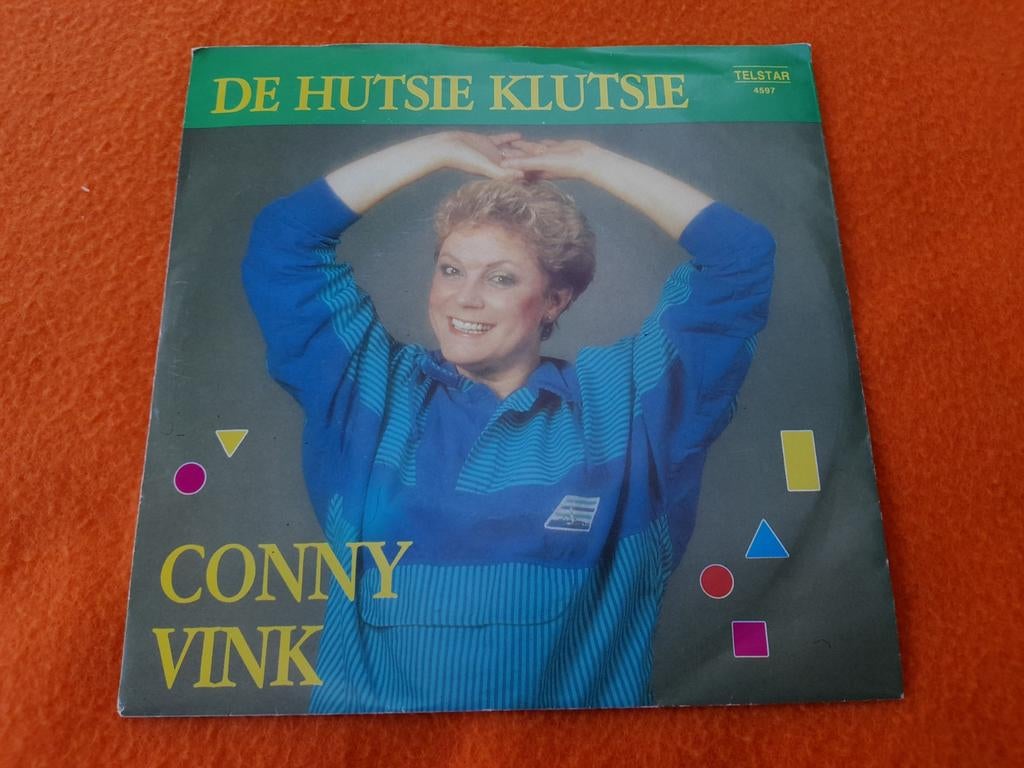 Conny Vink - De hutsie klutsie (TELSTAR 1987), Cd's en Dvd's, 7 inch, Single, Ophalen of Verzenden, Zo goed als nieuw