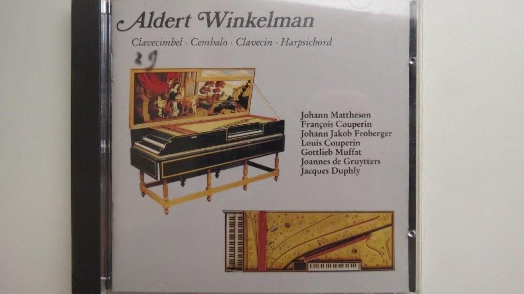 Cd clavecimbel harpsichord cembalo clavecin Aldert Winkelman, Ophalen of Verzenden, Classicisme, Zo goed als nieuw, Kamermuziek