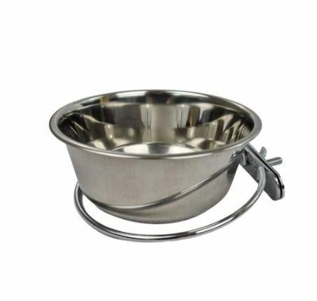 Drinkbak Voerbak RVS 18/21 cm voor in Honden Bench, Ophalen of Verzenden, Nieuw